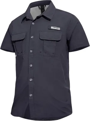 Haimont Men's Fishing Shirts Sun Protection Button Down Hiking Travel Camping Shirt Short Sleeve UV UPF50  Top