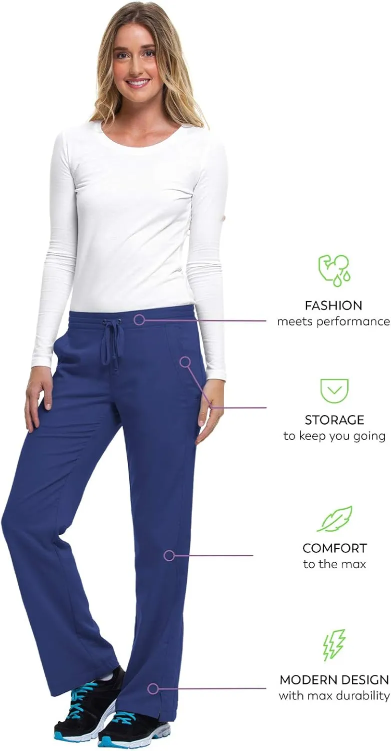 Healing Hands Taylor Women's Pants Mid Rise with 2 Pockets & Back Elastic Waistband Plus Size 9095