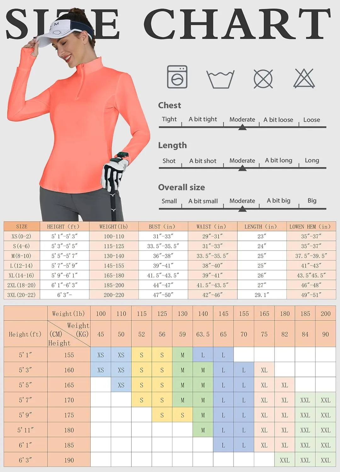 Hiverlay Women's Quick Dry Shirts Long Sleeve for Running Hiking Workout UPF50  Lightweight Pullover Top with Pocket