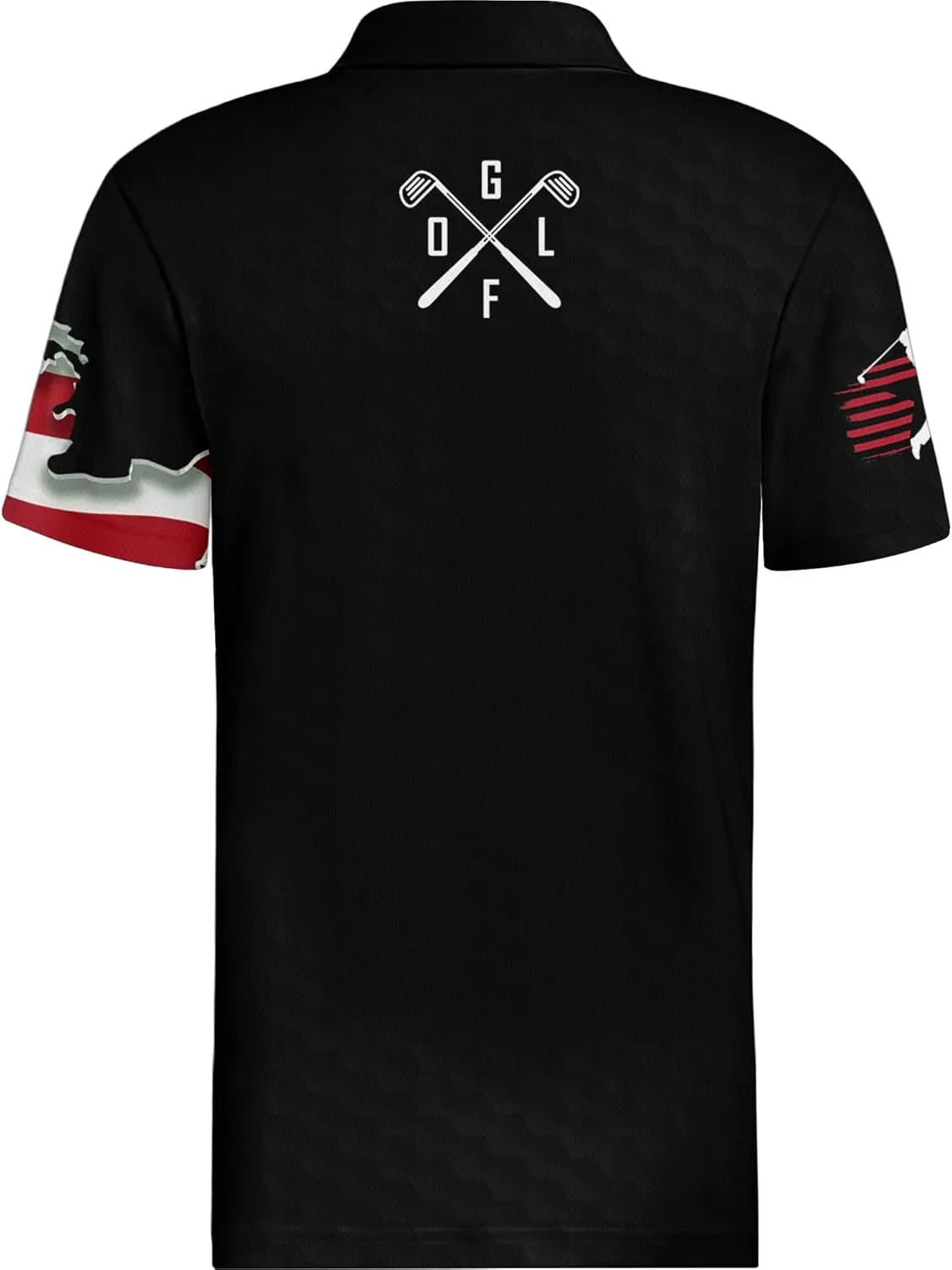 HIVICHI Funny Mens Golf Shirt Graphic Moisture Wicking Performance Golfing Print Athletic Polo Shirts for Men
