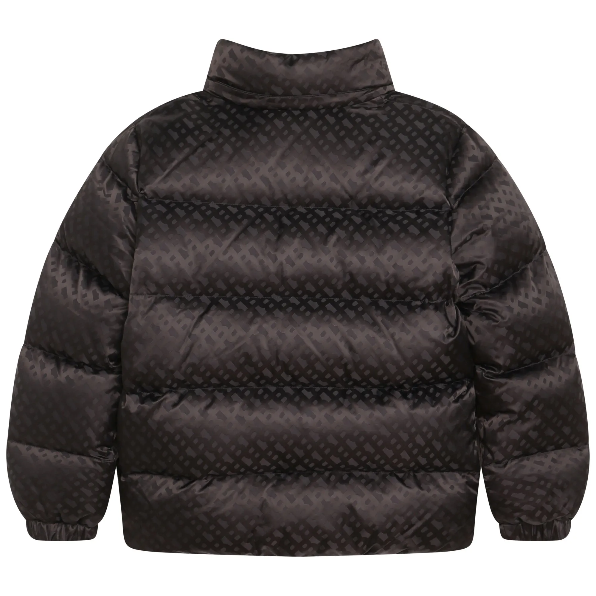 Hugo Boss Boy's Black Zip-Up Hooded Winter Jacket