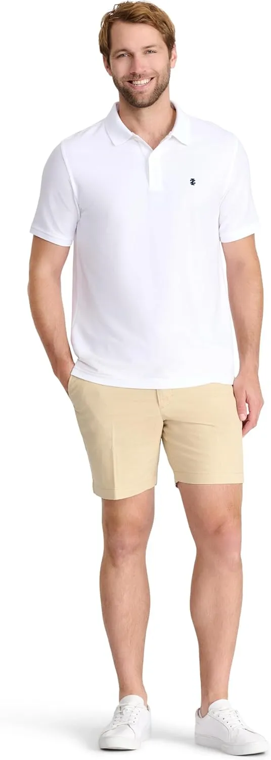 IZOD Men's Advantage Performance Short Sleeve Polo Shirt