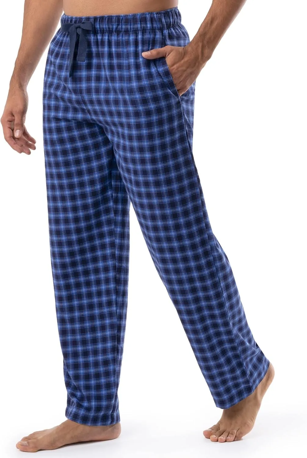 IZOD Men's Poly-rayon Yarn-dye Woven Sleep Pant Pajama Bottom