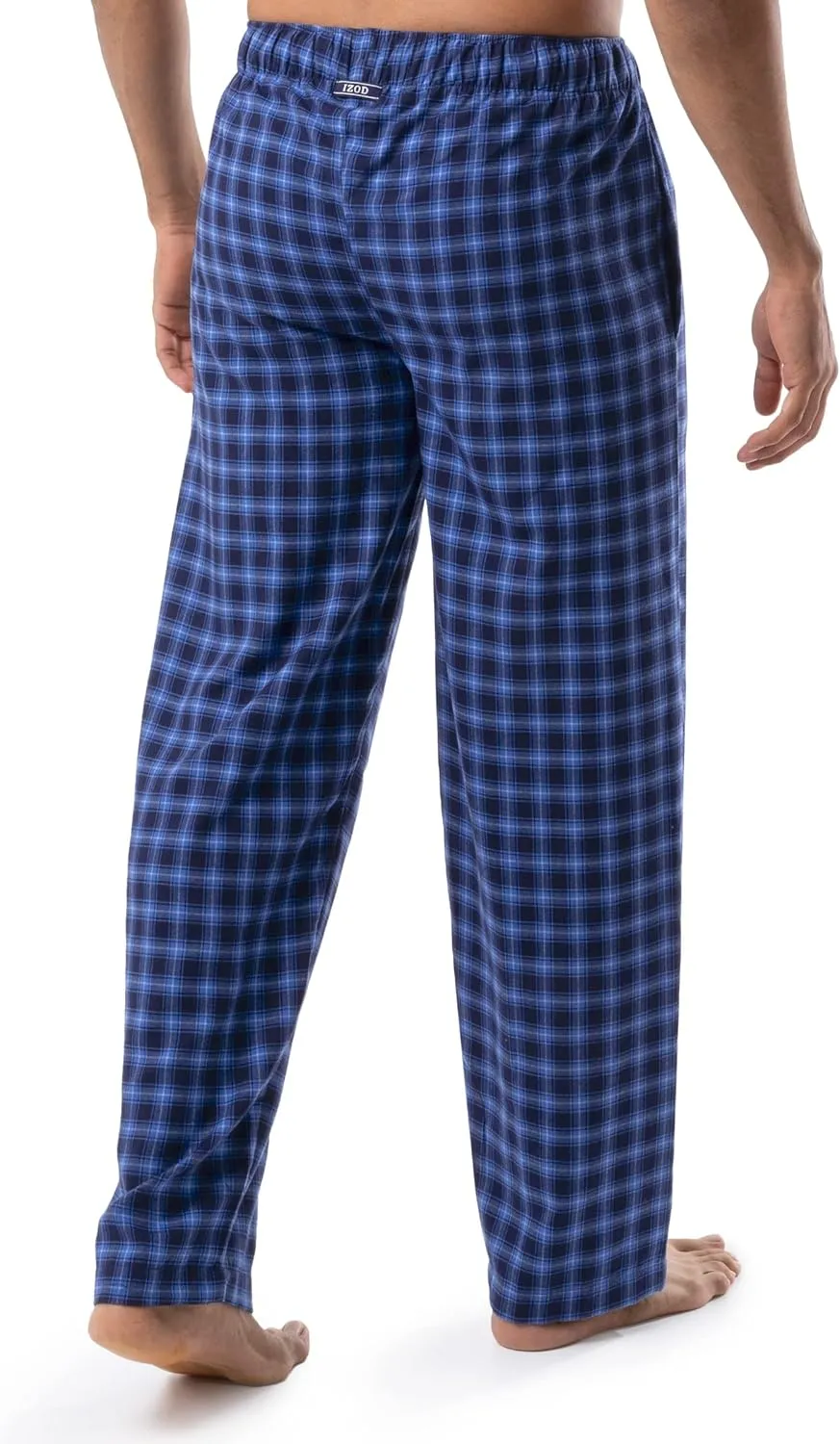 IZOD Men's Poly-rayon Yarn-dye Woven Sleep Pant Pajama Bottom