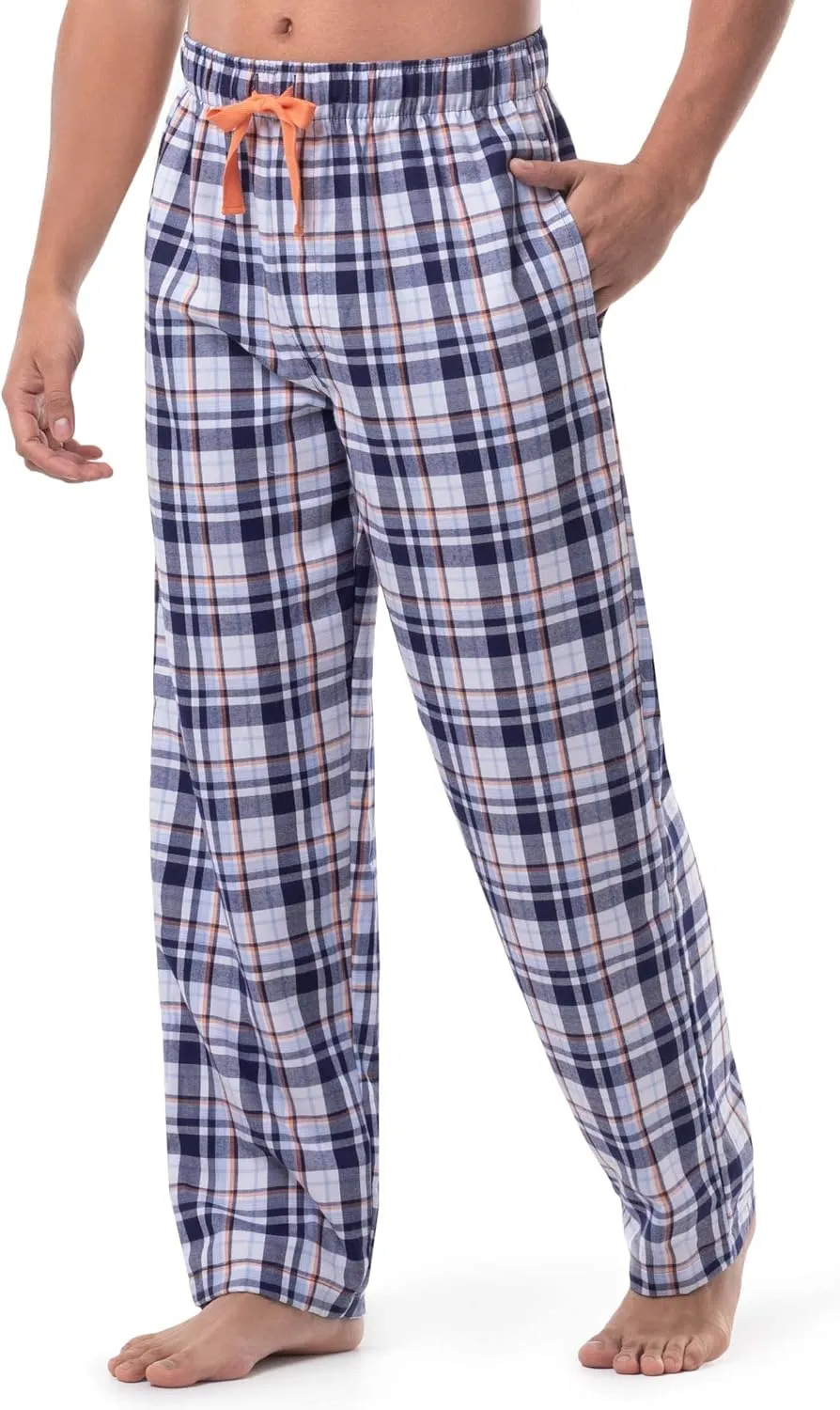 IZOD Men's Poly-rayon Yarn-dye Woven Sleep Pant Pajama Bottom