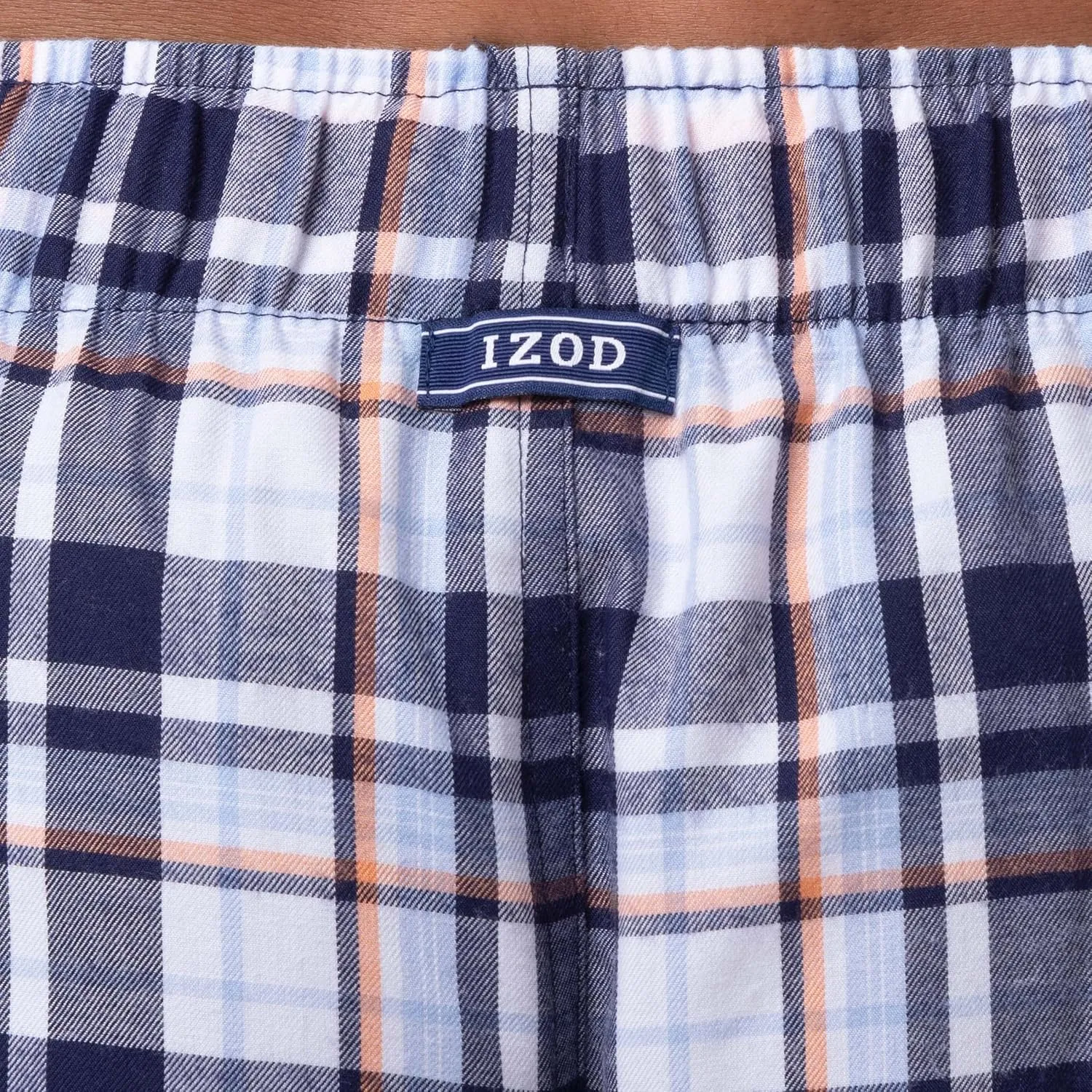 IZOD Men's Poly-rayon Yarn-dye Woven Sleep Pant Pajama Bottom