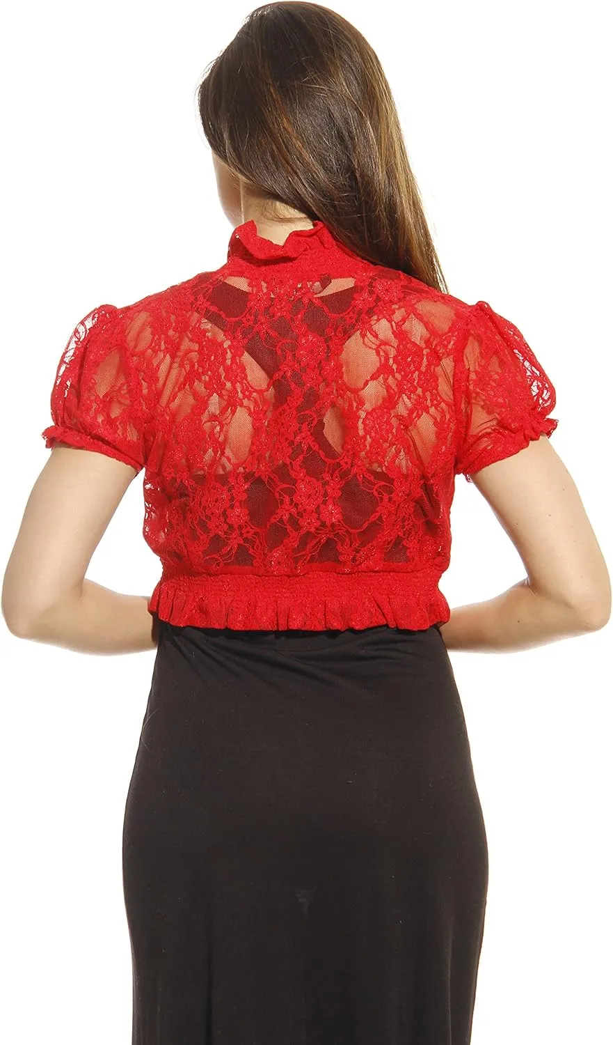 Just Love Lace Shrug Shrugs Women Cardigan