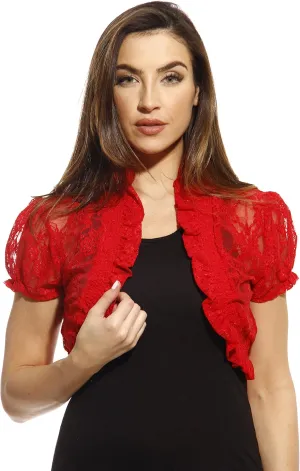 Just Love Lace Shrug Shrugs Women Cardigan