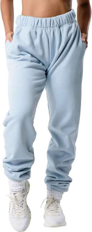 Kamo Fitness CozyTec High-Waisted Sweatpants for Women Baggy: Comfy Lounge Pants with Pockets Crafted from Soft Thick Fleece