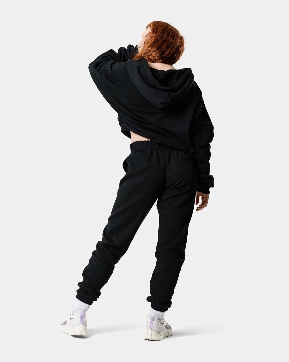 Kamo Fitness CozyTec High-Waisted Sweatpants for Women Baggy: Comfy Lounge Pants with Pockets Crafted from Soft Thick Fleece