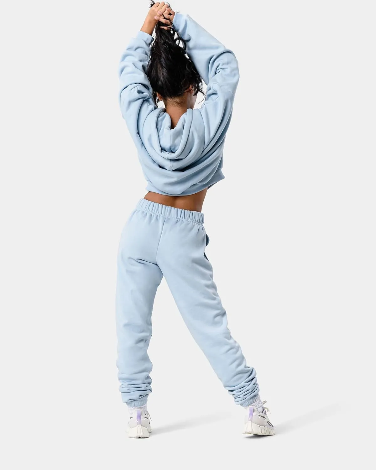 Kamo Fitness CozyTec High-Waisted Sweatpants for Women Baggy: Comfy Lounge Pants with Pockets Crafted from Soft Thick Fleece