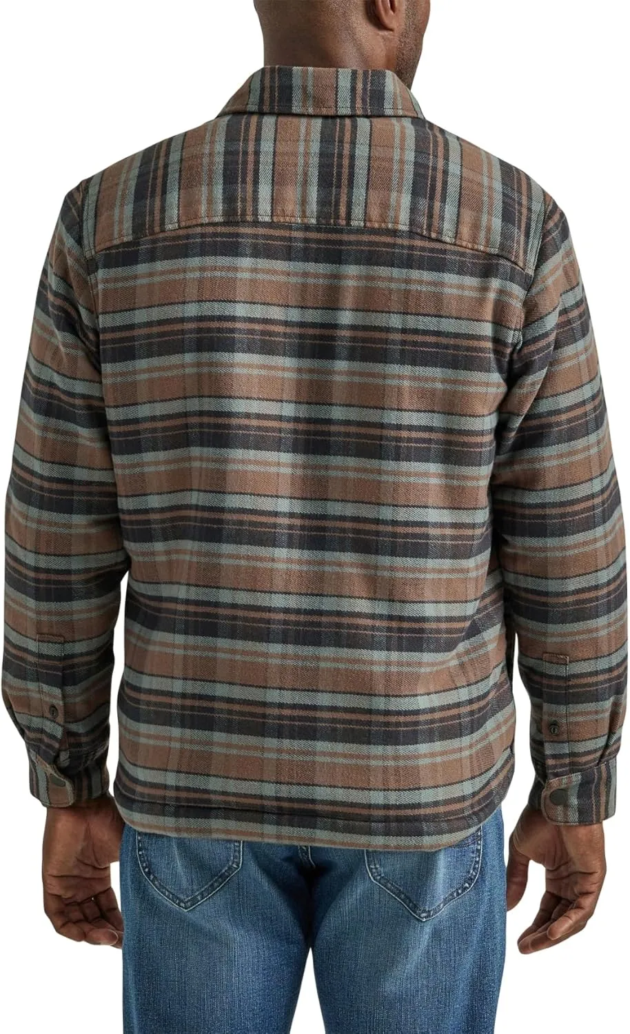 Lee Men's Workwear Loose Fit Long Sleeve Button Down Overshirt