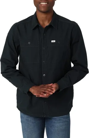 Lee Men's Workwear Loose Fit Long Sleeve Button Down Overshirt