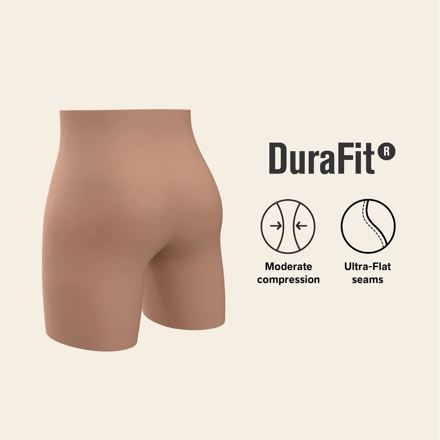 Leonisa Butt Lifting Shapewear Booty Lifting Panties for Women - Shaper Shorts and Boyshort with Butt Pads