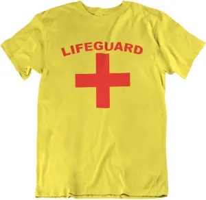 Lifeguard - Mens or Womens Beach Party Weekend Costume Organic Cotton T-Shirt