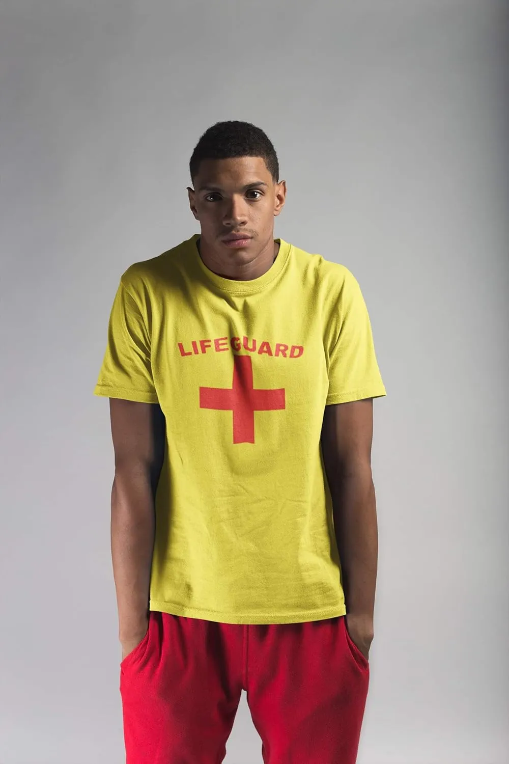 Lifeguard - Mens or Womens Beach Party Weekend Costume Organic Cotton T-Shirt