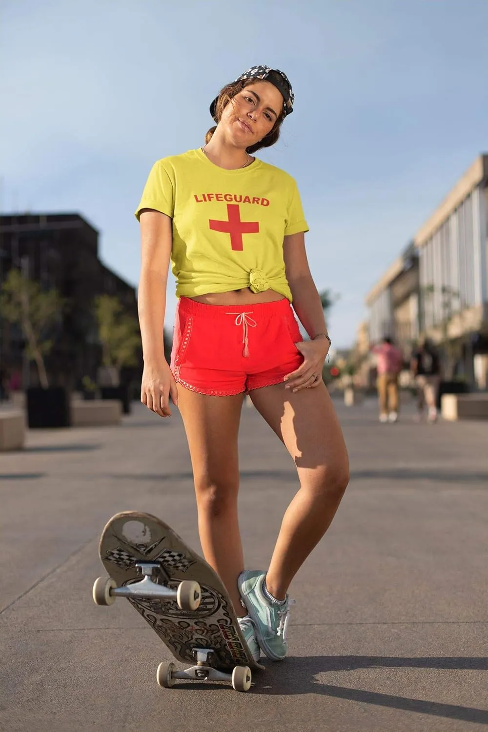 Lifeguard - Mens or Womens Beach Party Weekend Costume Organic Cotton T-Shirt