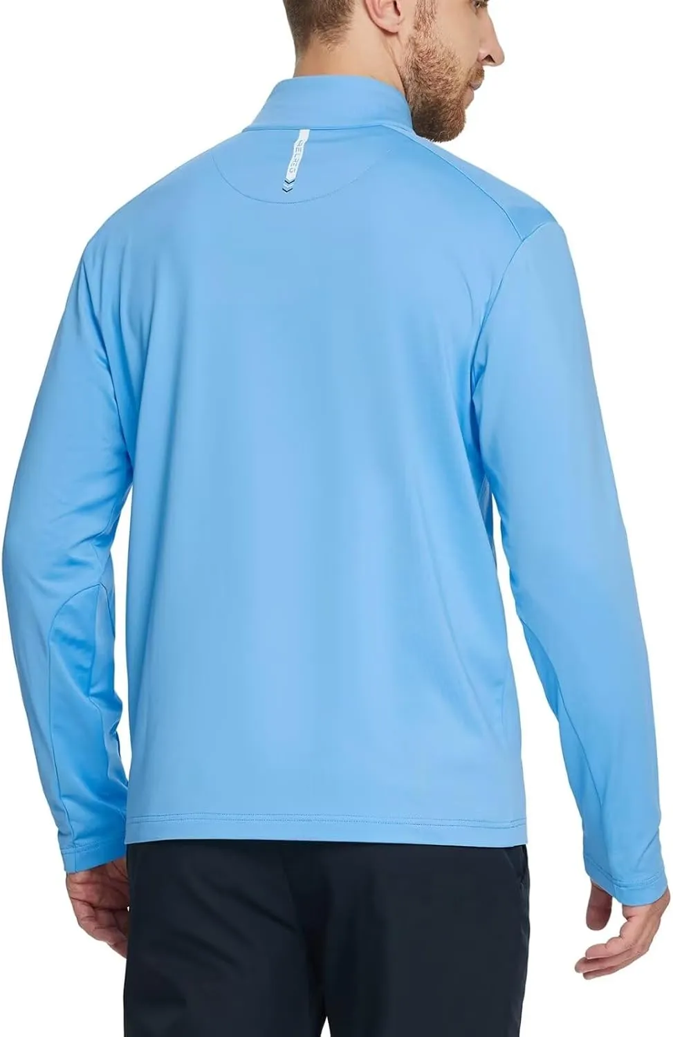 M MAELREG Quarter Zip Pullover Men Moisture Wicking Fleece lined Dry Fit Mock Neck Golf 1/4 Zip Pullover Mens Sweatshirt