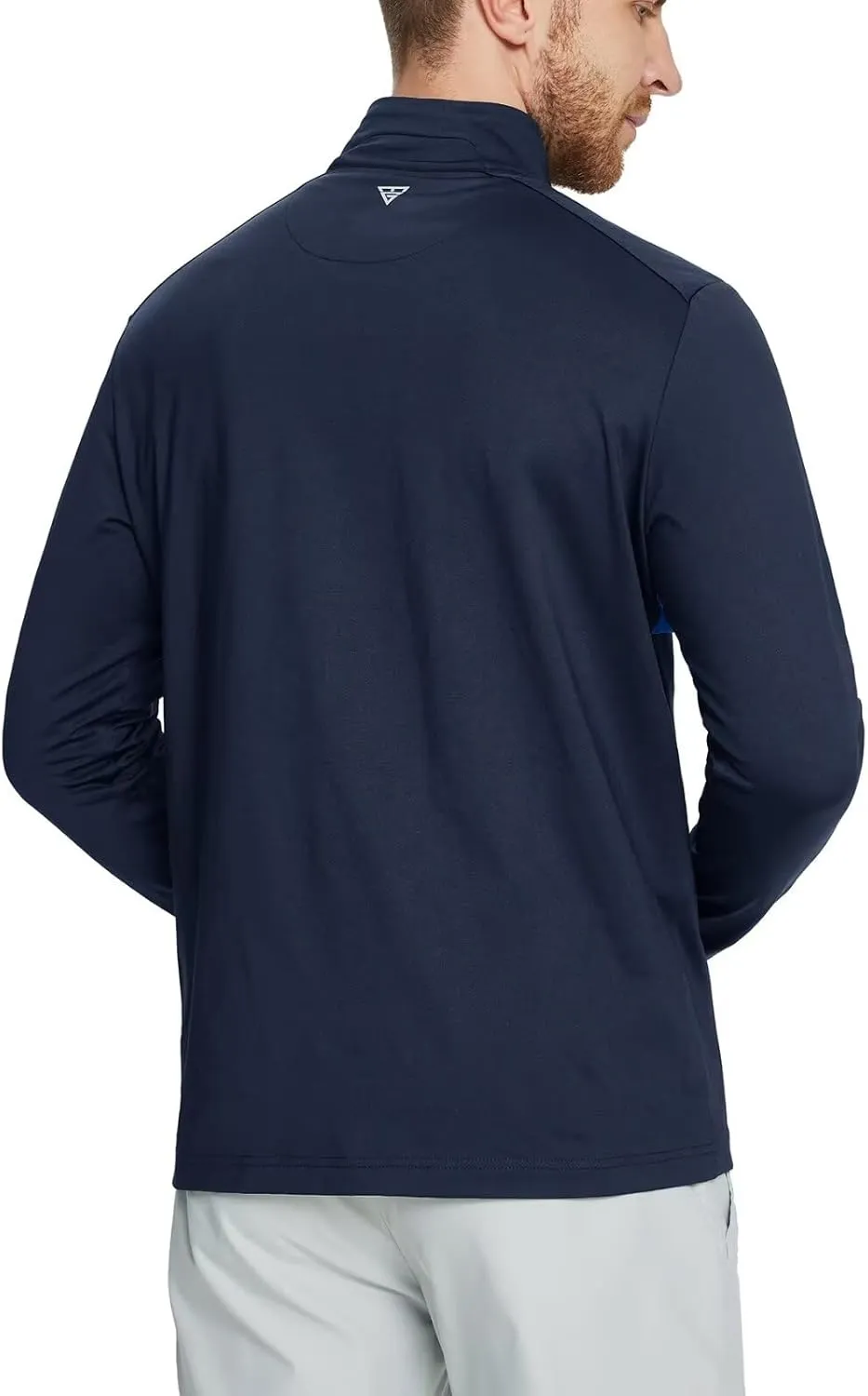 M MAELREG Quarter Zip Pullover Men Moisture Wicking Fleece lined Dry Fit Mock Neck Golf 1/4 Zip Pullover Mens Sweatshirt