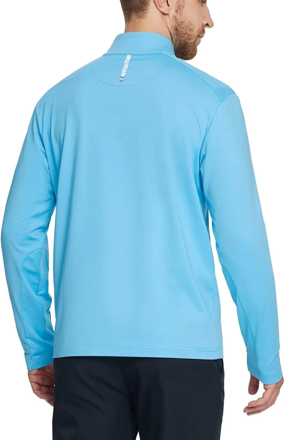 M MAELREG Quarter Zip Pullover Men Moisture Wicking Fleece lined Dry Fit Mock Neck Golf 1/4 Zip Pullover Mens Sweatshirt