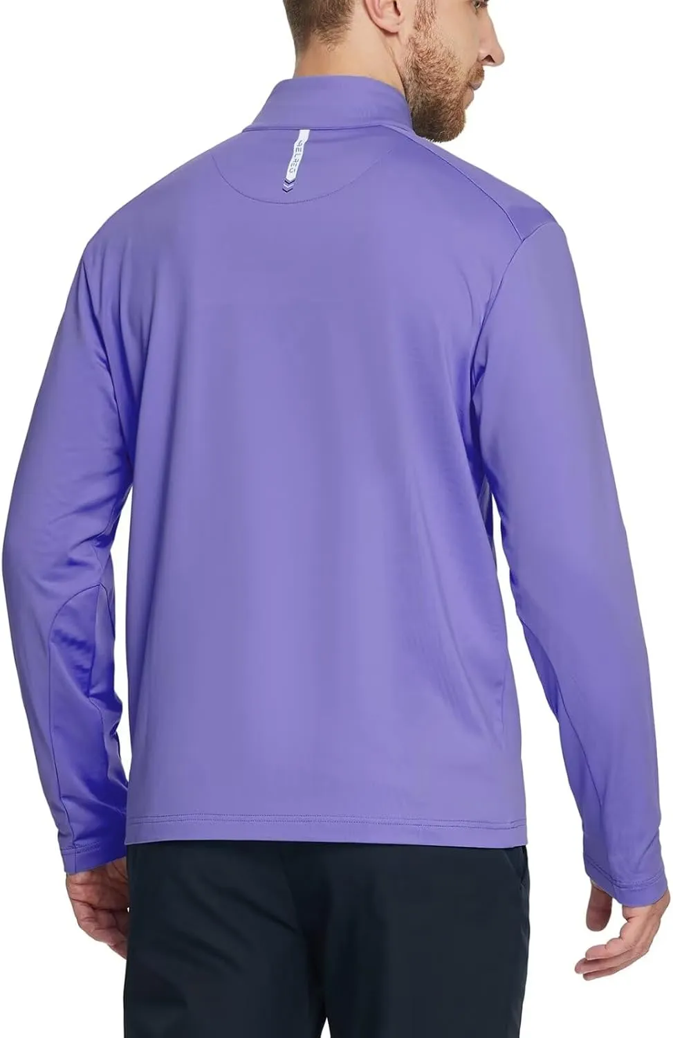 M MAELREG Quarter Zip Pullover Men Moisture Wicking Fleece lined Dry Fit Mock Neck Golf 1/4 Zip Pullover Mens Sweatshirt