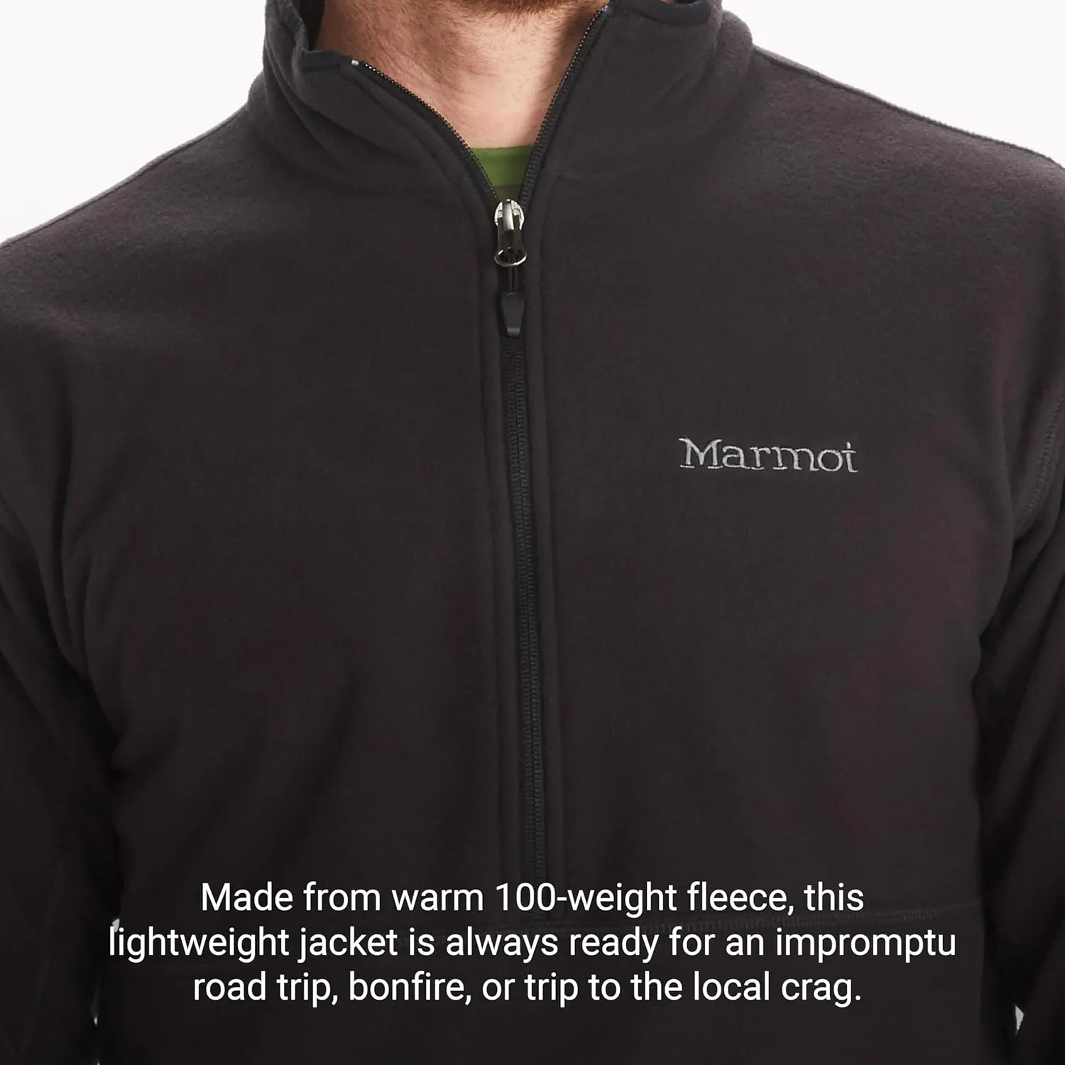 MARMOT Men's Rocklin 1/2 Zip Fleece Pullover Jacket