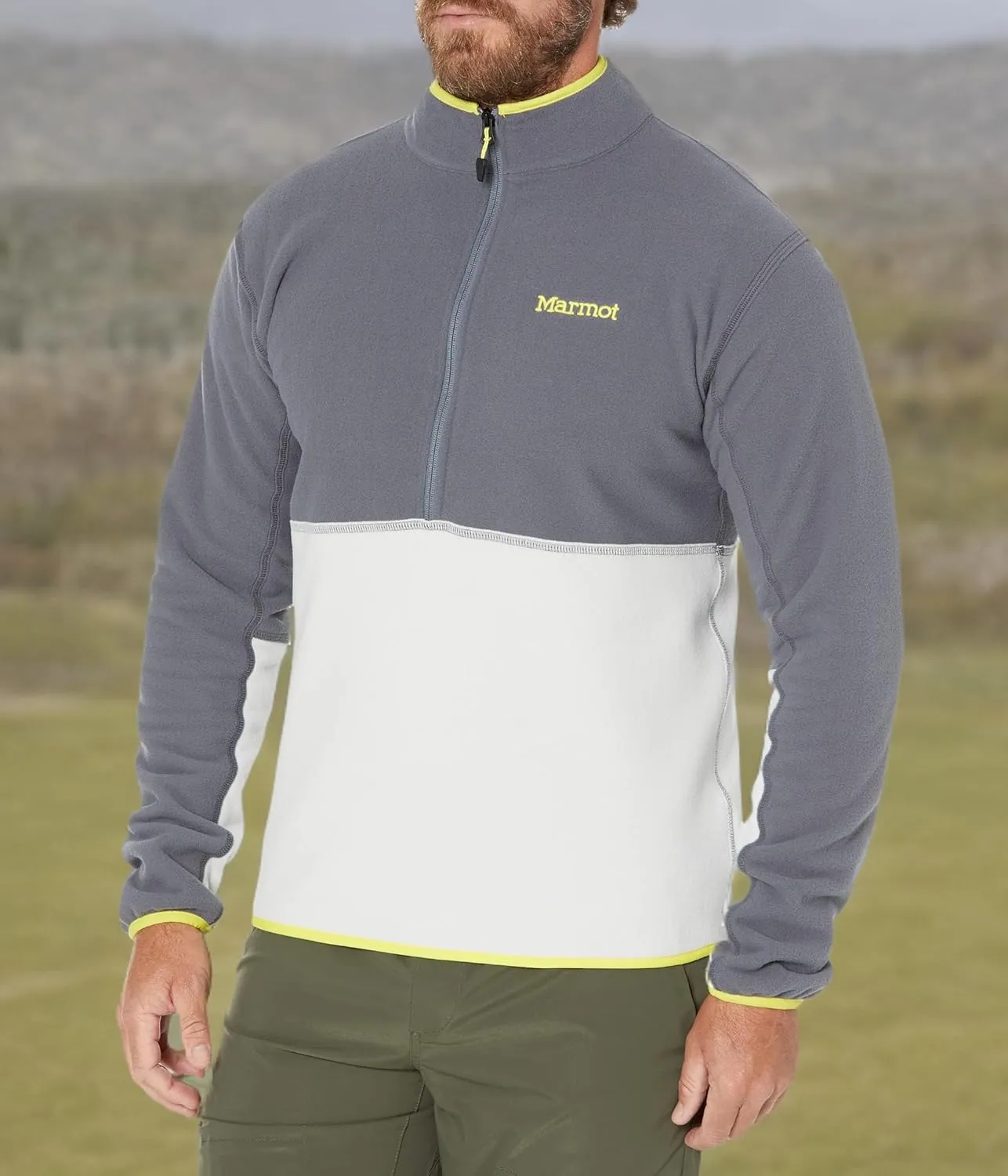 MARMOT Men's Rocklin 1/2 Zip Fleece Pullover Jacket