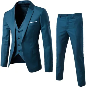 Men Suits 2024 3 Suit Business Wedding Party Jacket Vest & Pants Coat Fat Suit Mens Linen Sets Men Suits Regular