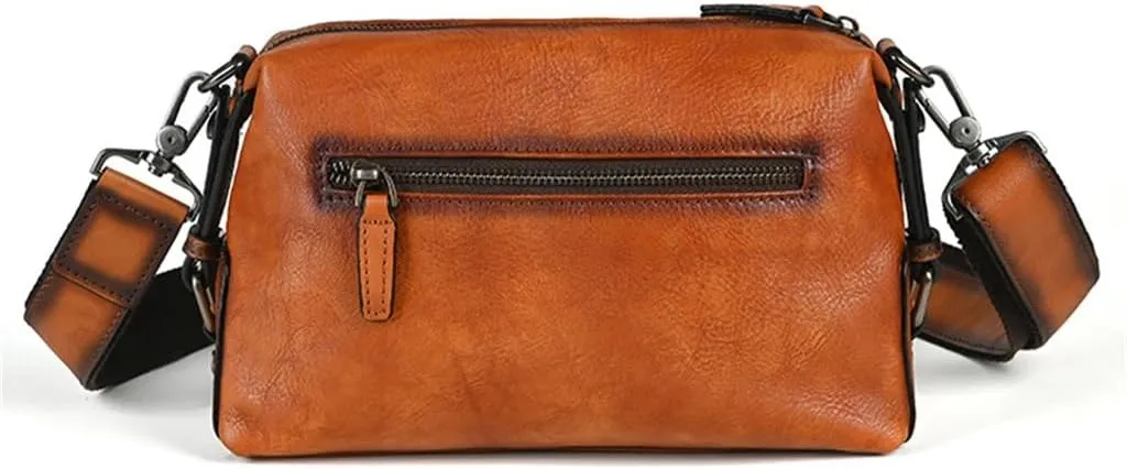 Men's Bag Crossbody Bag Shoulder Bag Diagonal Cross Male Soft Leather Casual Men's Satchel