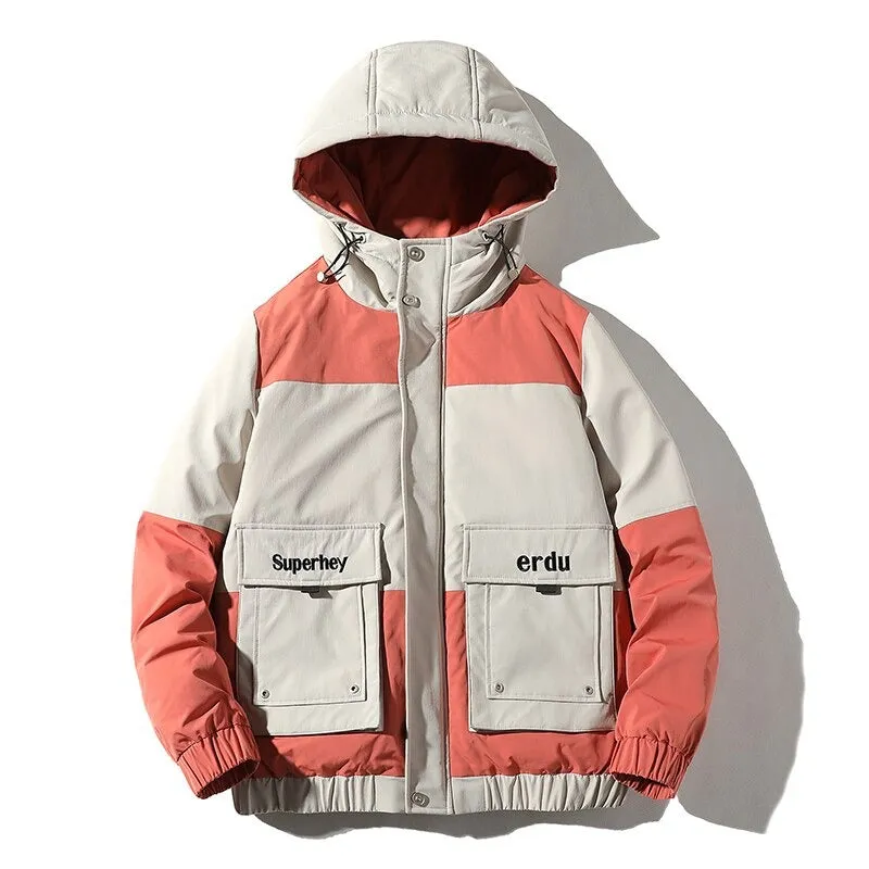 Men's Casual Streetwear Down Jacket