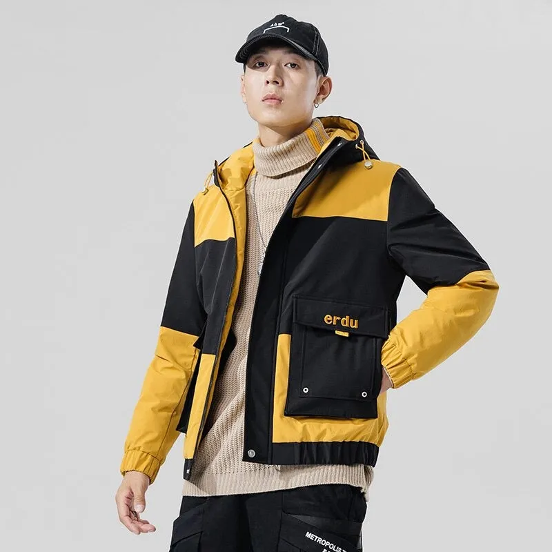 Men's Casual Streetwear Down Jacket