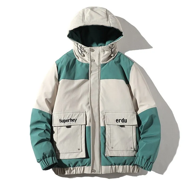 Men's Casual Streetwear Down Jacket