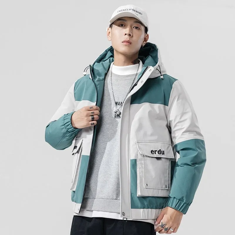 Men's Casual Streetwear Down Jacket