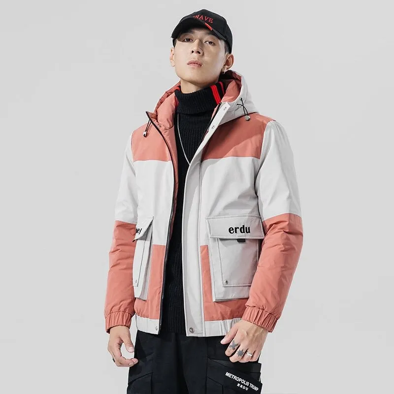Men's Casual Streetwear Down Jacket
