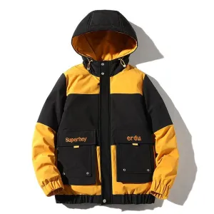 Men's Casual Streetwear Down Jacket