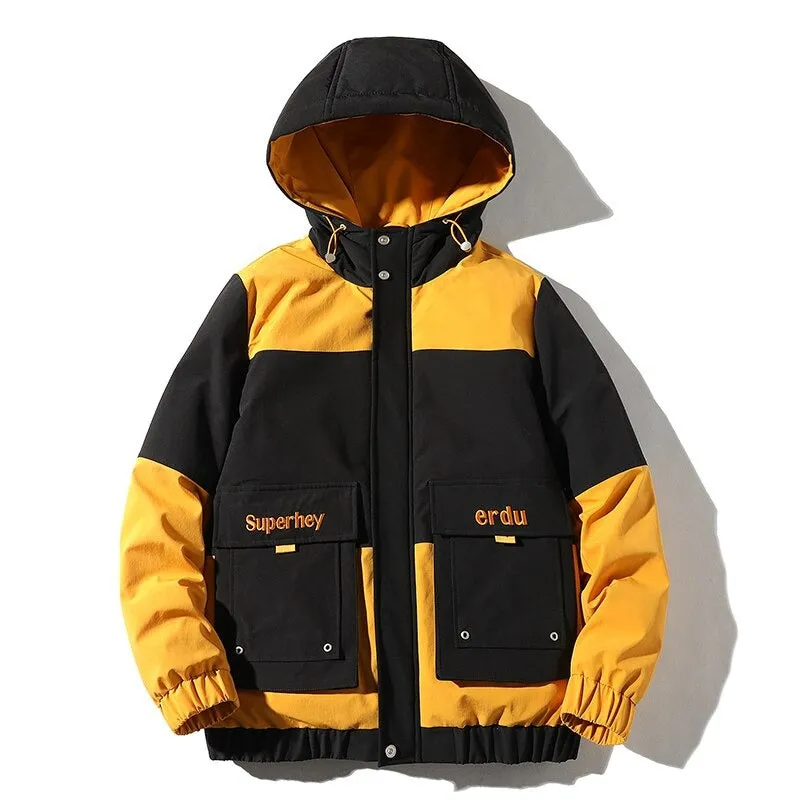 Men's Casual Streetwear Down Jacket