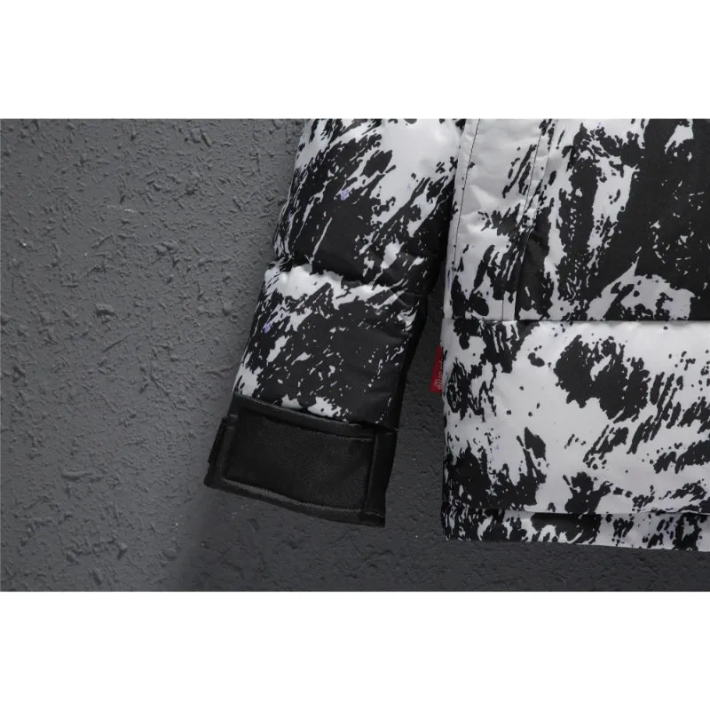 Men's Casual Thick Windbreaker Down Jacket