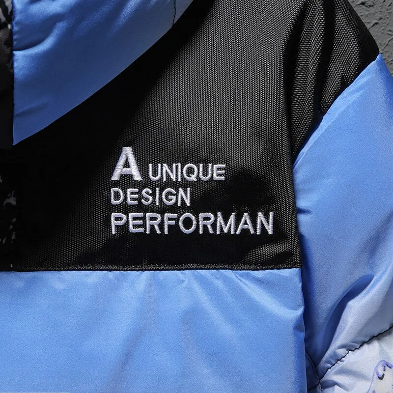 Men's Casual Thick Windbreaker Down Jacket
