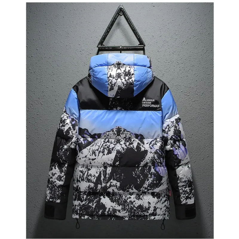 Men's Casual Thick Windbreaker Down Jacket