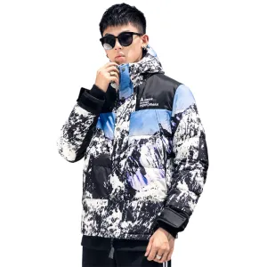 Men's Casual Thick Windbreaker Down Jacket