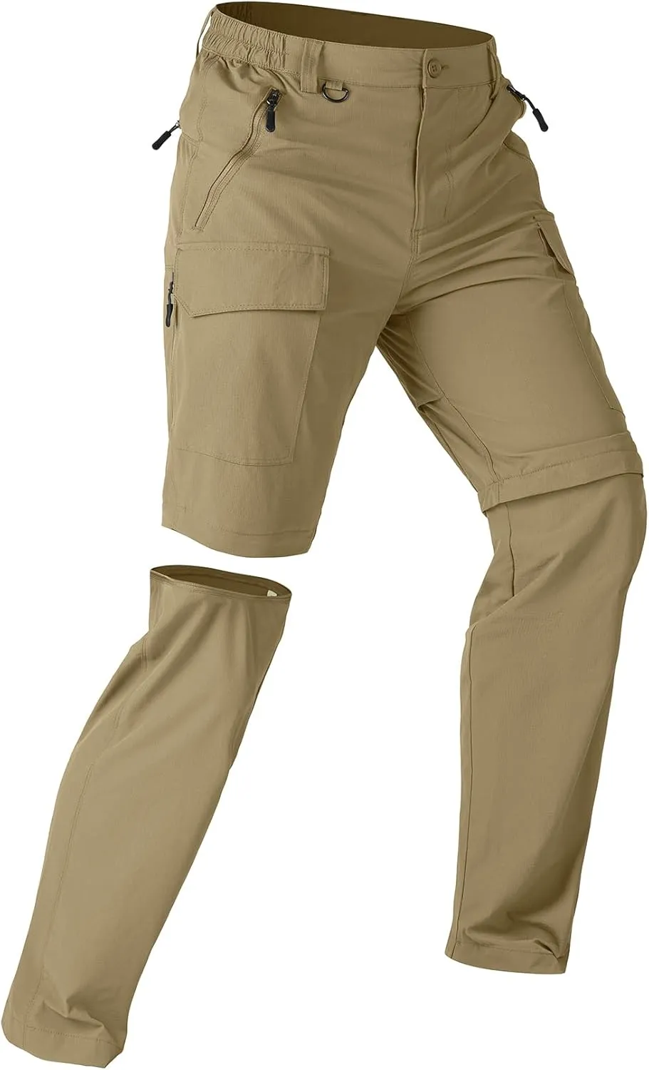 Men's Hiking Convertible Work Pants Cargo Zip Off Lightweight Quick Dry Stretch Pants Summer Fishing Travel Outdoor
