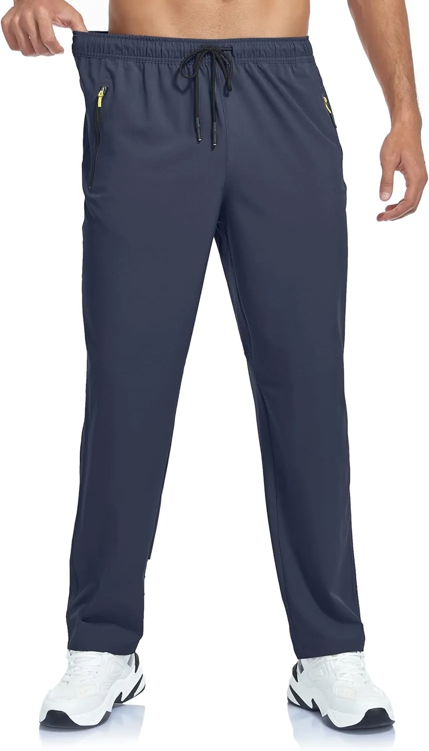 Men's Lightweight Hiking Pants Breathable Quick Dry Fit Waterproof Camping Fishing Running Athletic Active Jogger Pant