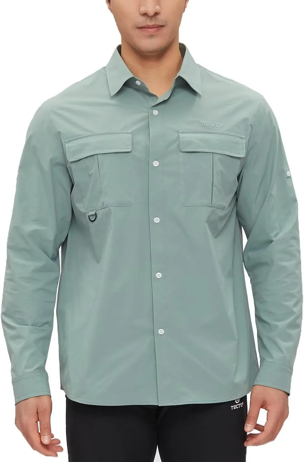 Men's Sun Shirts Long Sleeve UPF 50  UV Quick Dry Cooling Fishing Shirt Tactical Sun Protection Outdoor Hiking Gardening