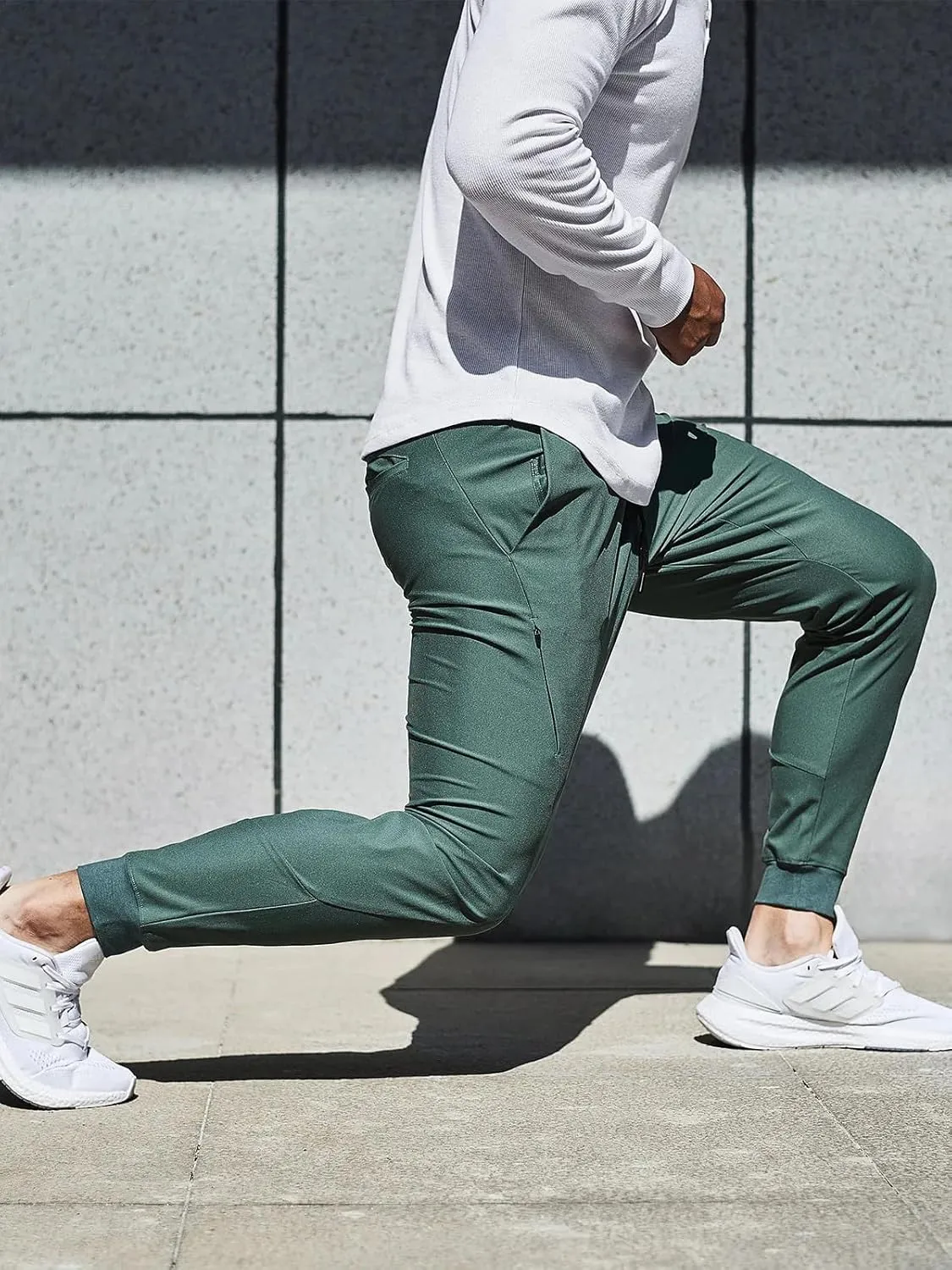 Men's Sweatpants Quick-Drying Stretch Sports Trousers Track Pants Running Workout
