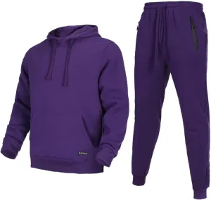 Men's Tracksuit 2 Piece Sweatsuit Set Long Sleeve Pullover Athletic Suit Casual Sport Jogging Suits With Pockets