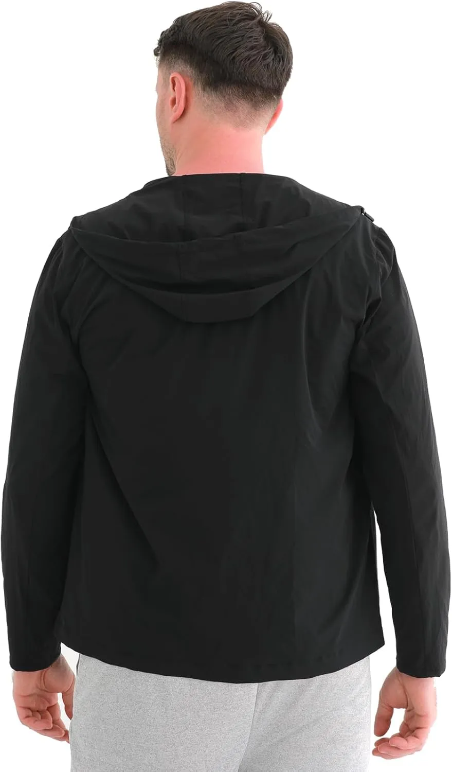 Men's UPF 50  Sun Protection Shirts Jacket, Lightweight Full Zip Hoodie Long Sleeve Shirt for Fishing Hiking Running
