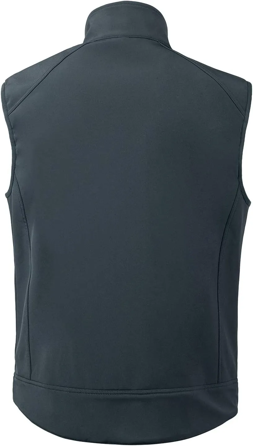MOHEEN Men's Fleece Vest Outdoor Full Zip Softshell Sleeveless Jacket with Pockets