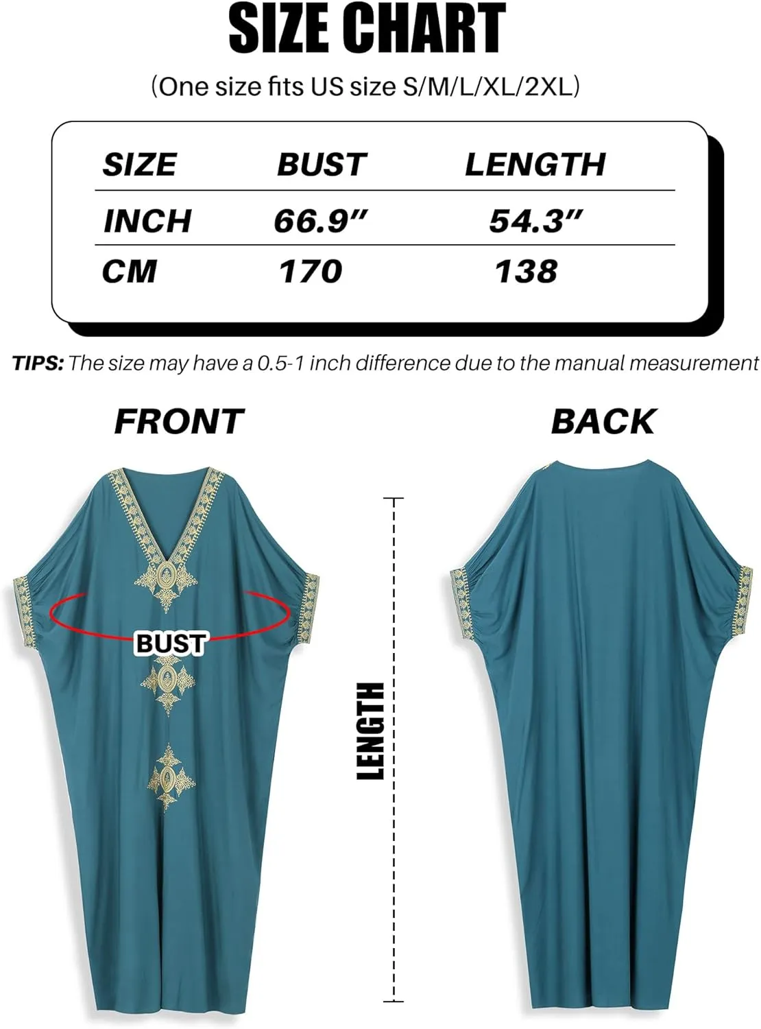 Moroccan Kaftan Dresses for Women Plus Size Caftans Loungewear Embroidered Beach Kaftan Cover up moomoo House Dress