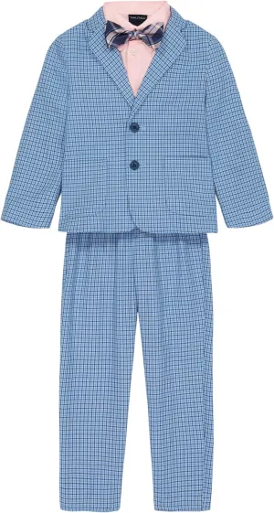 Nautica Boys' 4-Piece Suit Set with Dress Shirt, Tie, Jacket, and Pants