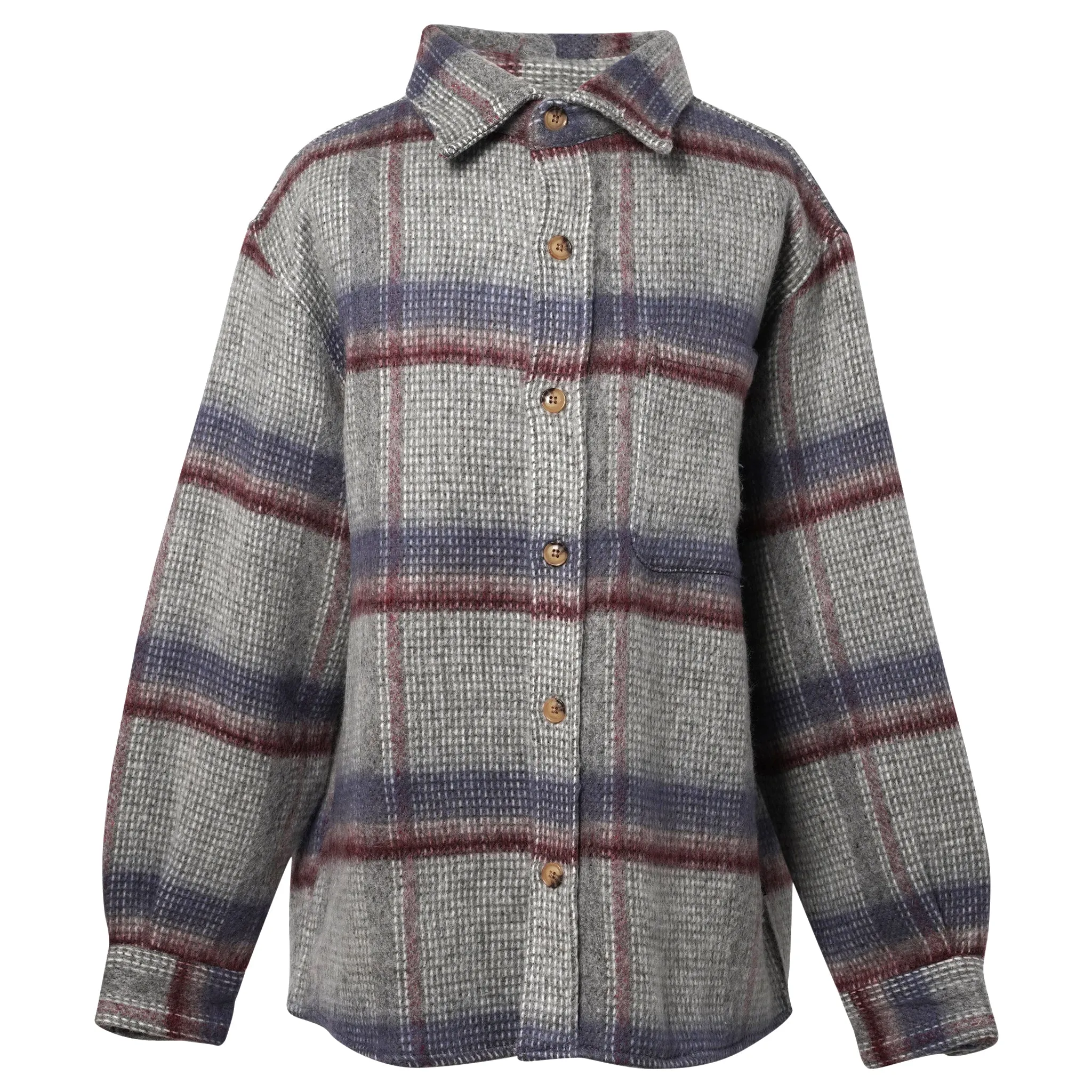 OVERSIZED FLANNEL / BLUE